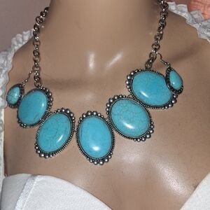 Turquoise Statement Necklace